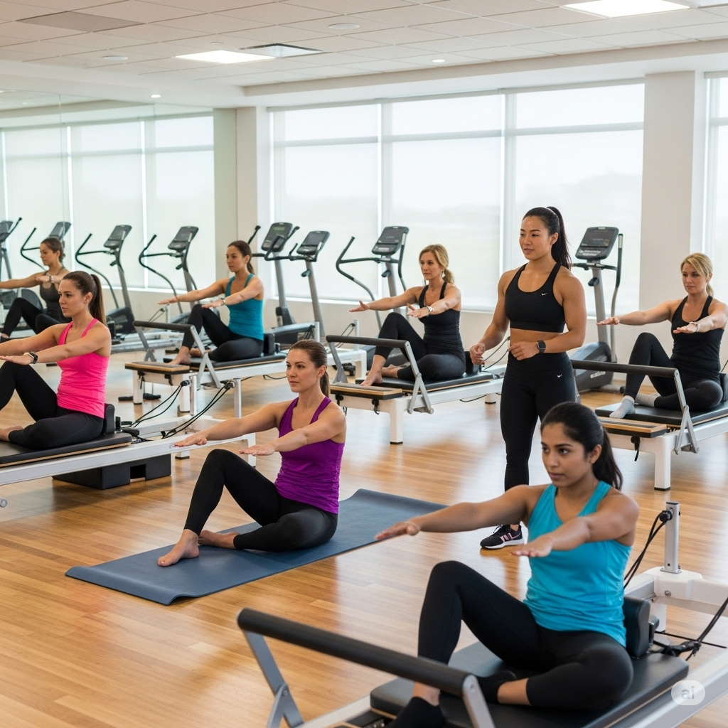 مجموعه رومینا طارمی بهترین کلاس پیلاتس در باشگاه ورزشی بانوان غرب تهران مرزداران