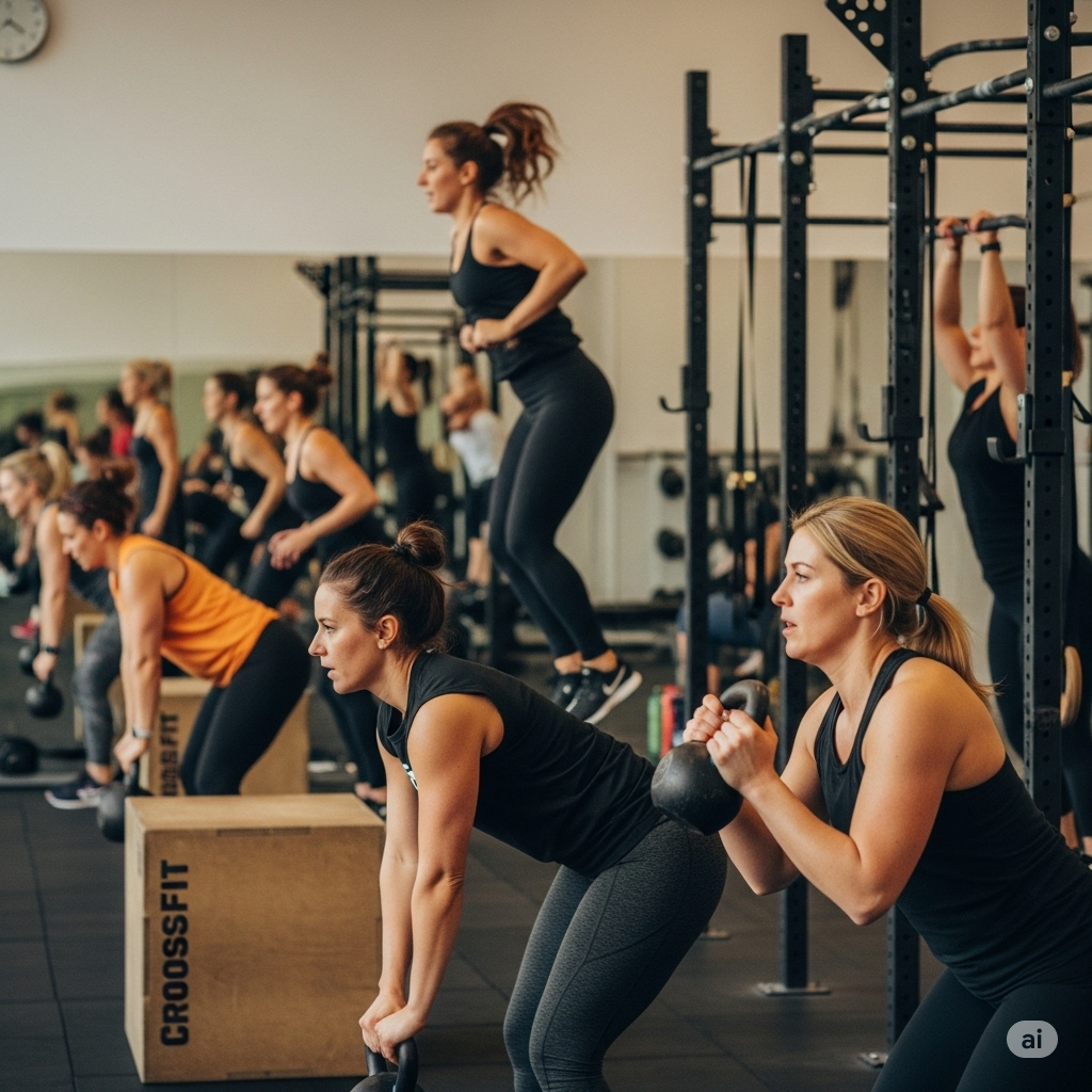 مجموعه رومینا طارمی بهترین کلاس کراسفیت در باشگاه ورزشی بانوان غرب تهران مرزداران