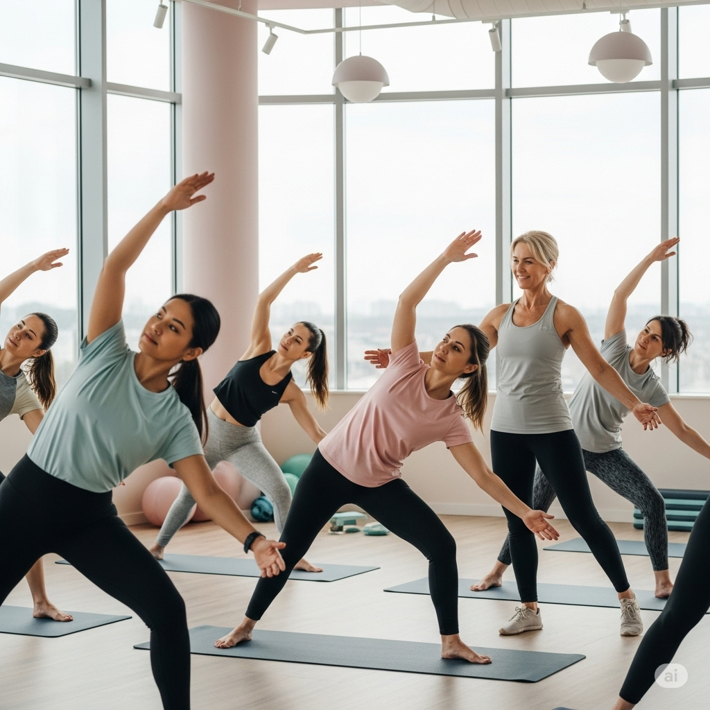 مجموعه رومینا طارمی دوره بادی بالانس در باشگاه ورزشی بانوان غرب تهران مرزداران