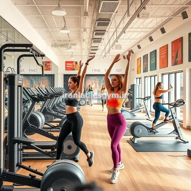 باشگاه ورزشی بانوان با امکانات مدرن